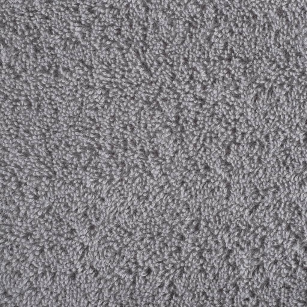 Premium Sauna Towels "SOLUND" 4 pcs Grey 80x200 cm 600 gsm
