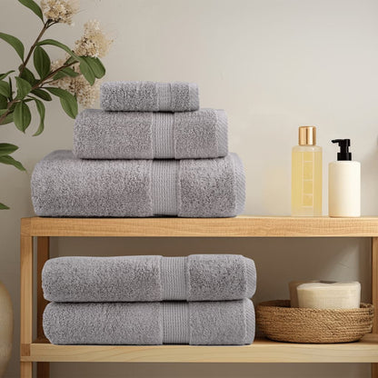 Premium Sauna Towels "SOLUND" 10 pcs Grey 80x200 cm 600 gsm
