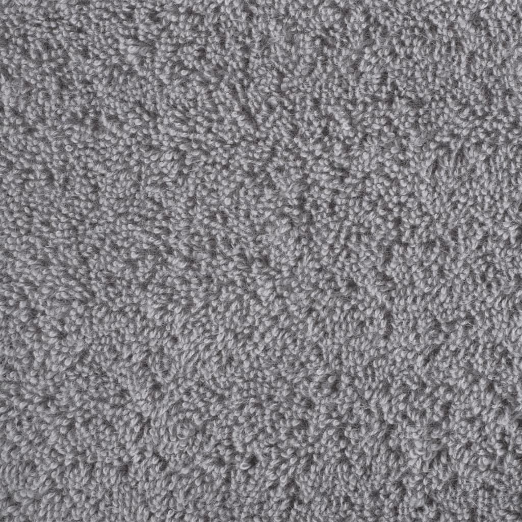 Premium Sauna Towels "SOLUND" 10 pcs Grey 80x200 cm 600 gsm