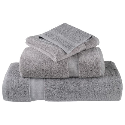 Premium Towels "SOLUND" 4 pcs Grey 100x200 cm 600 gsm