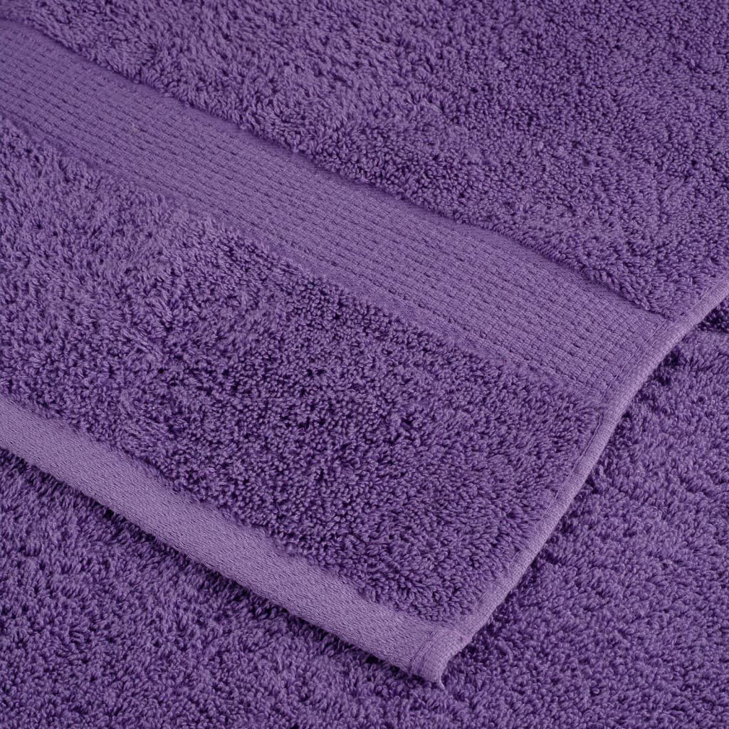 Premium Wash Towels SOLUND 2 pcs Purple 30x30 cm 600 gsm