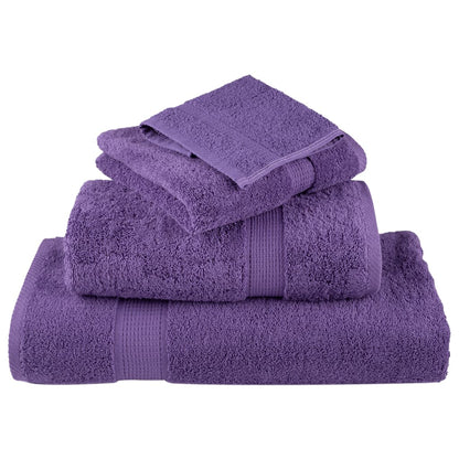 Premium Shower Towels SOLUND 2 pcs Purple 70x140 cm 600 gsm