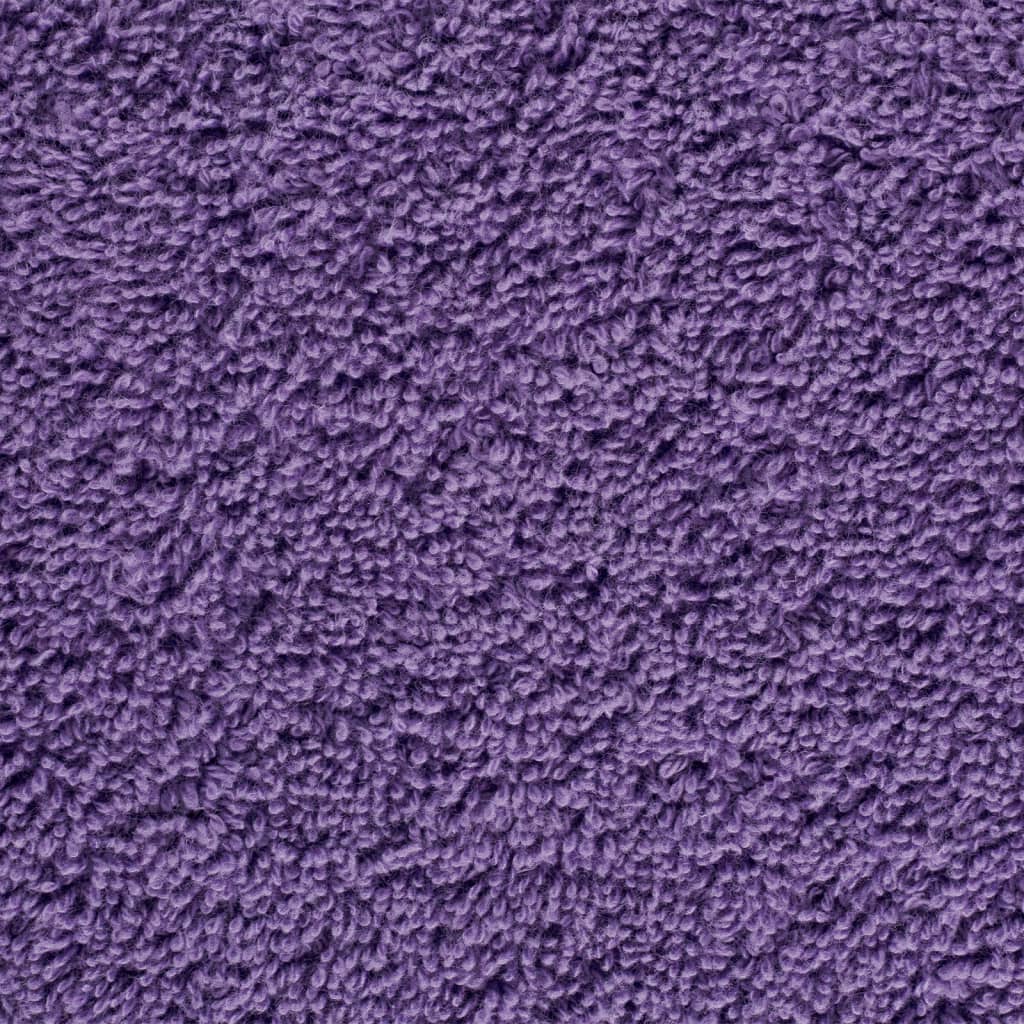 Premium Bath Towels "SOLUND" 4 pcs Purple 100x150 cm 600 gsm