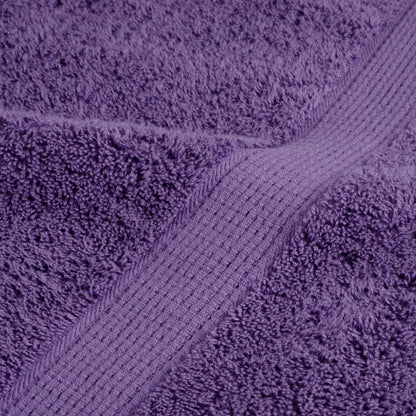 Premium Bath Towels "SOLUND" 4 pcs Purple 100x150 cm 600 gsm