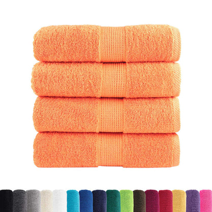 Premium Wash Towels SOLUND 4 pcs Orange 30x30 cm 600 gsm