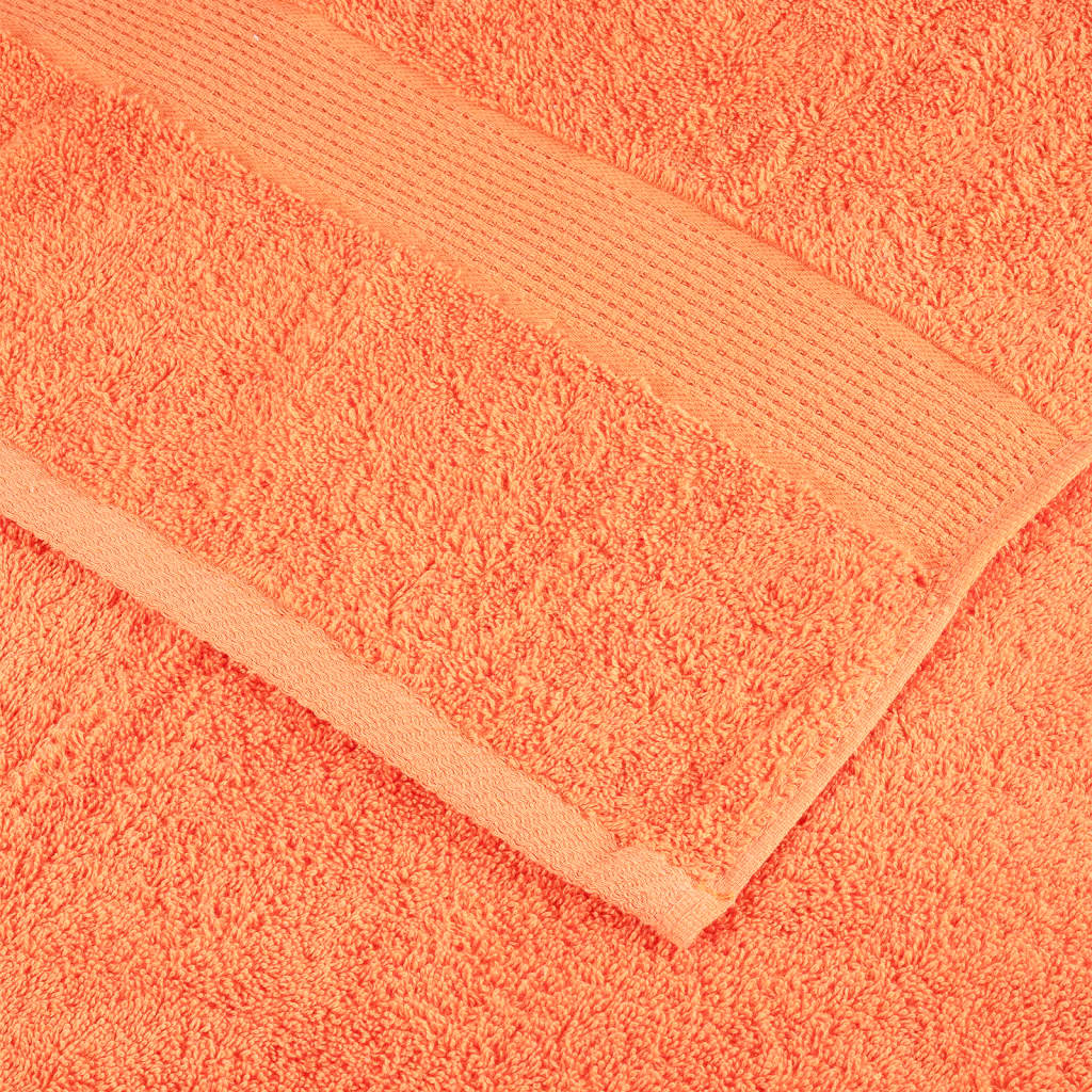 Premium Guest Towels SOLUND 10 pcs Orange 30x50 cm 600 gsm