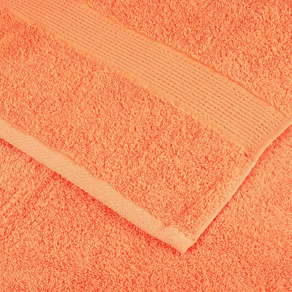 Premium Bath Towels "SOLUND" 2 pcs Orange 100x150 cm 600 gsm