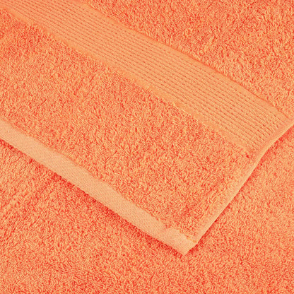 Premium Bath Towels "SOLUND" 2 pcs Orange 100x150 cm 600 gsm