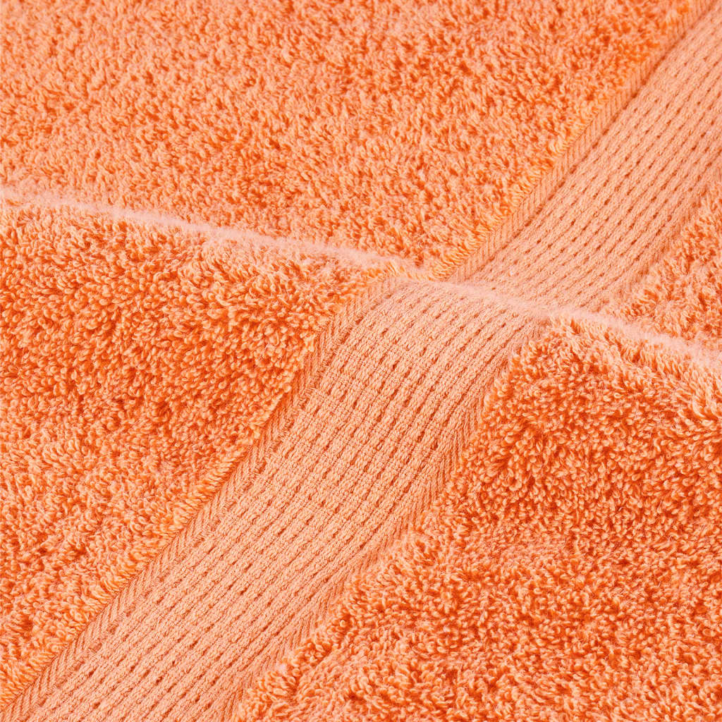 Premium Bath Towels "SOLUND" 2 pcs Orange 100x150 cm 600 gsm