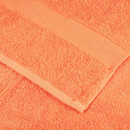 Premium Bath Towels "SOLUND" 4 pcs Orange 100x150 cm 600 gsm