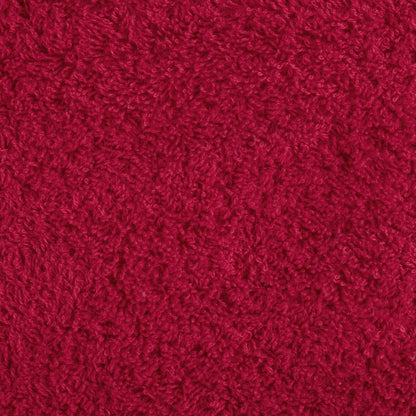Premium Bath Towels "SOLUND" 10 pcs Red 100x150 cm 600 gsm