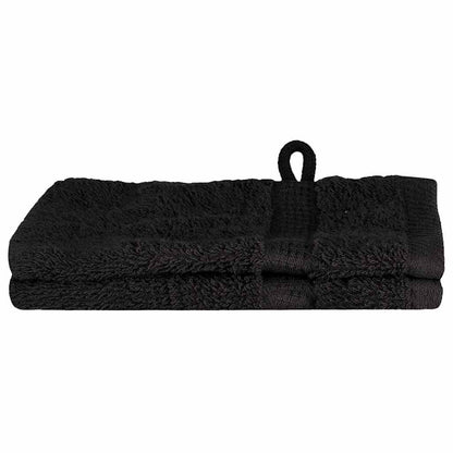 Guest Towel SOLUND 2 pcs Black 15 x 21 cm 550 gsm