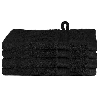 Guest Towel SOLUND 4 pcs Black 15 x 21 cm 550 gsm