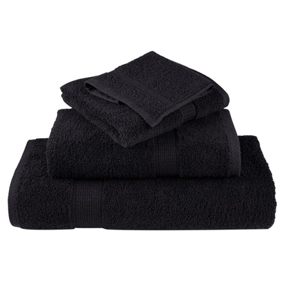 Premium Wash Towels SOLUND 2 pcs Black 30x30 cm 600 gsm