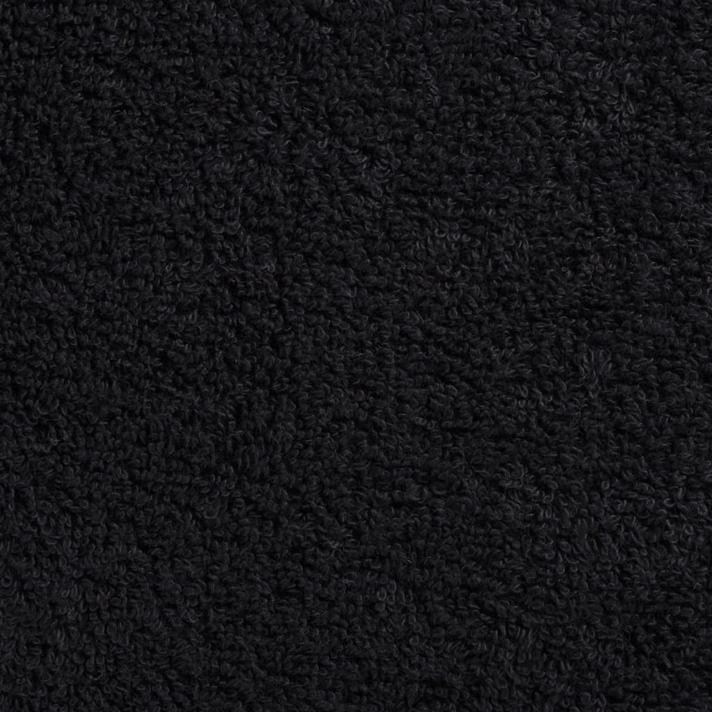Premium Guest Towels SOLUND 4 pcs Black 30x50 cm 600 gsm