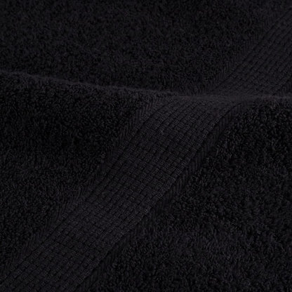 Premium Hand Towels SOLUND 2 pcs Black 50x100 cm 600 gsm