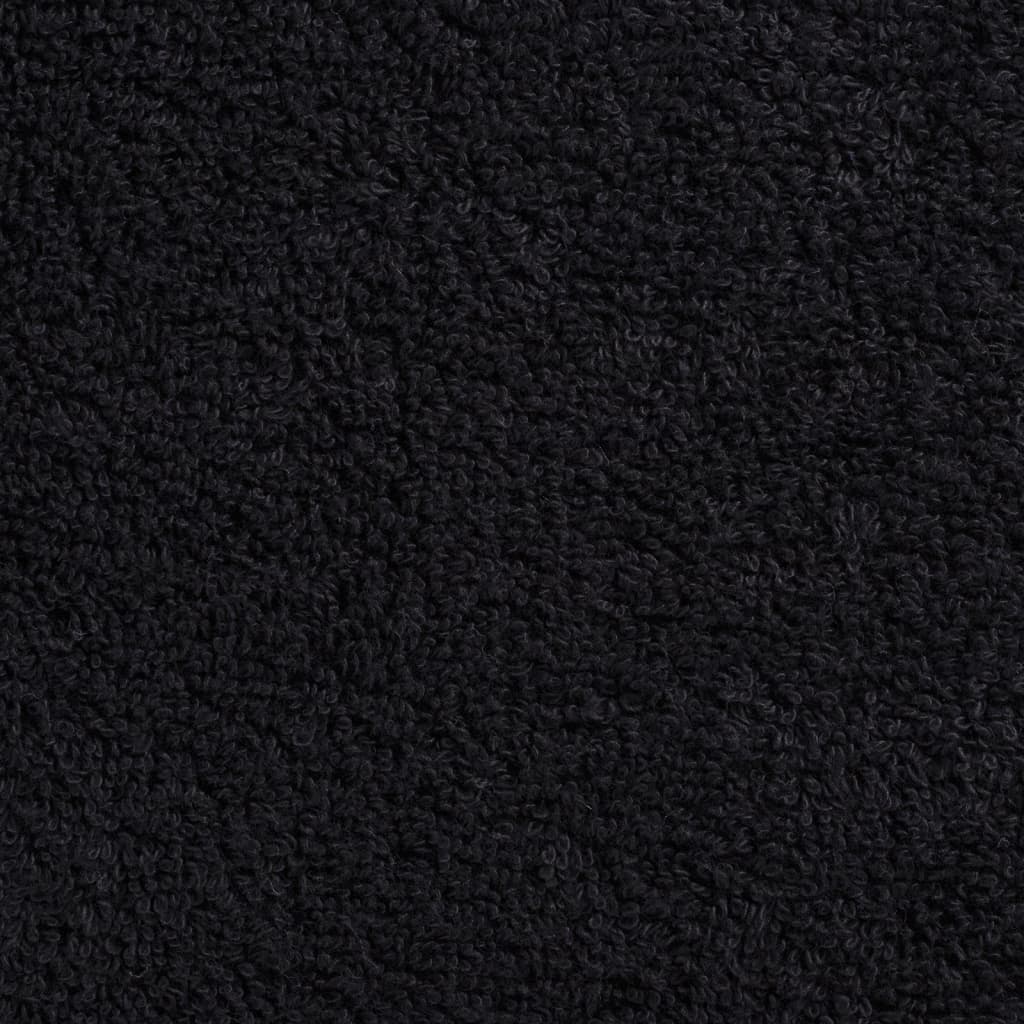 Premium Hand Towels SOLUND 4 pcs Black 50x100 cm 600 gsm