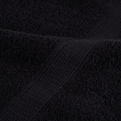 Premium Hand Towels SOLUND 4 pcs Black 50x100 cm 600 gsm