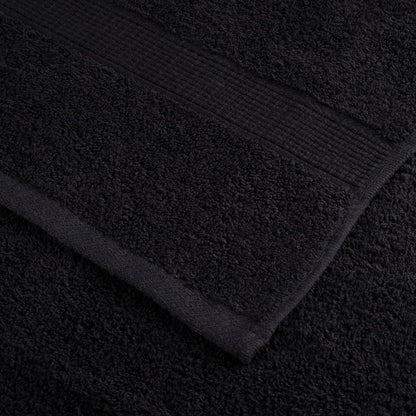 Premium Bath Towels "SOLUND" 2 pcs Black 100x150 cm 600 gsm