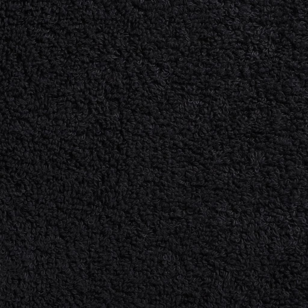 Premium Bath Towels "SOLUND" 4 pcs Black 100x150 cm 600 gsm