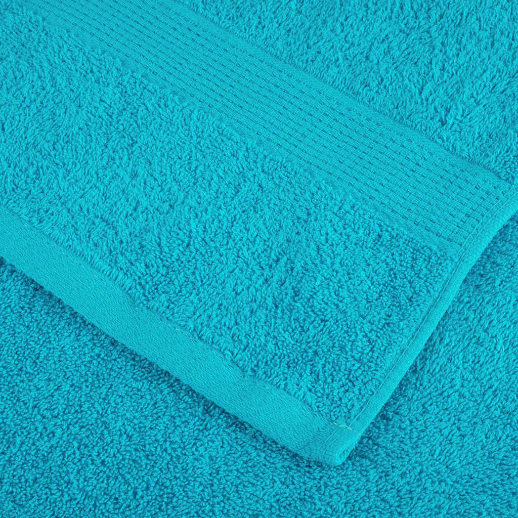 Guest Towel SOLUND 4 pcs Turquiose 15 x 21 cm 550 gsm