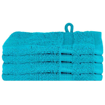 Guest Towel SOLUND 4 pcs Turquiose 15 x 21 cm 550 gsm