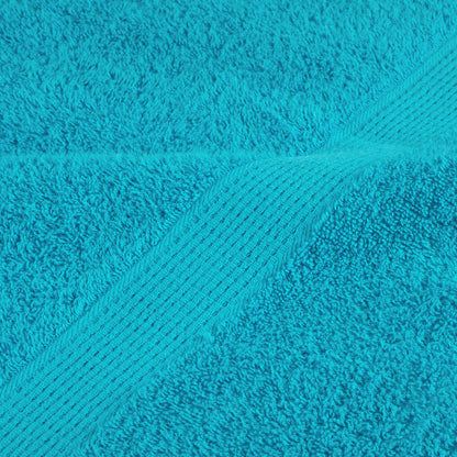 Premium Hand Towels SOLUND 4 pcs Turquoise 50x100 cm 600 gsm