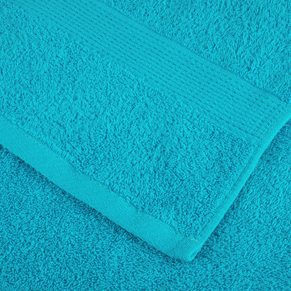 Premium Shower Towels SOLUND 2 pcs Turquoise 70x140 cm 600 gsm