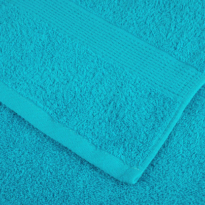 Premium Towels SOLUND 2 pcs Turquoise 100x200 cm 600 gsm
