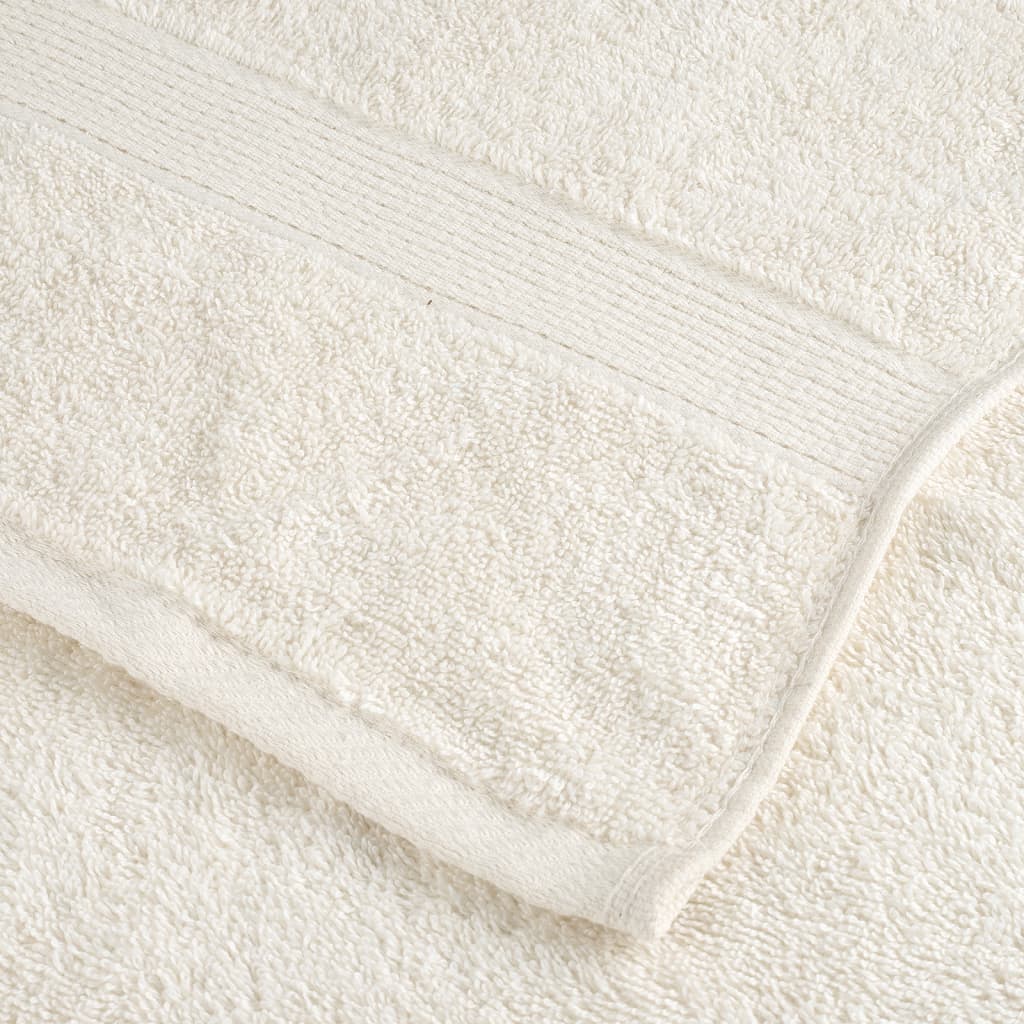 Premium Guest Towels SOLUND 10 pcs Cream 30x50 cm 600 gsm