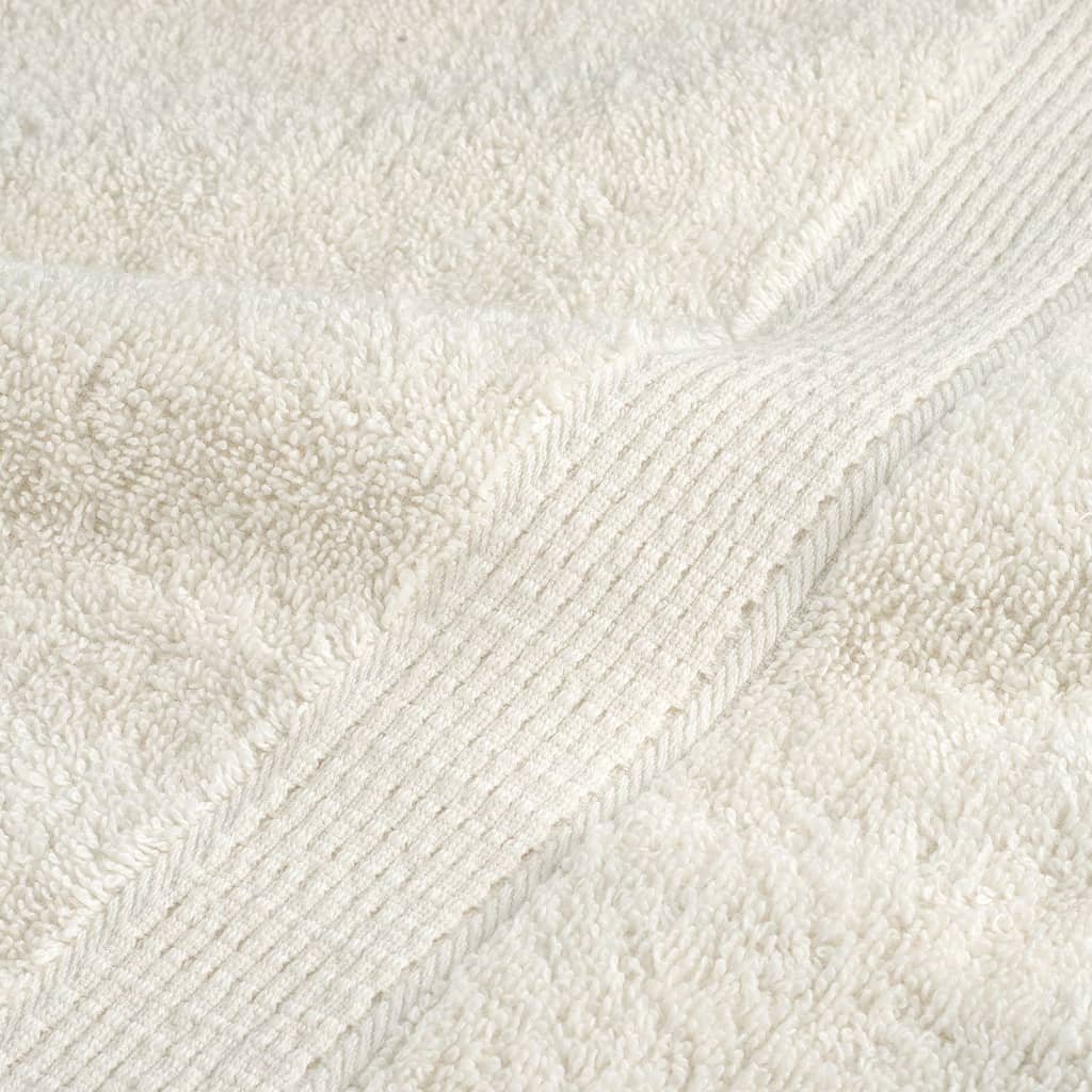 Premium Shower Towels SOLUND 2 pcs Cream 70x140 cm 600 gsm