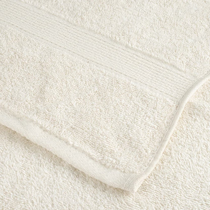 Premium Shower Towels SOLUND 10 pcs Cream 70x140 cm 600 gsm