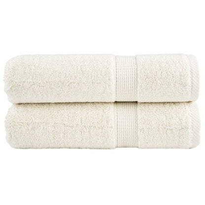 Premium Bath Towels "SOLUND" 2 pcs Cream 100x150 cm 600 gsm
