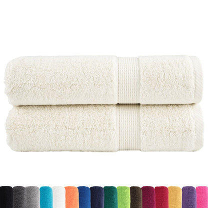 Premium Bath Towels "SOLUND" 2 pcs Cream 100x150 cm 600 gsm