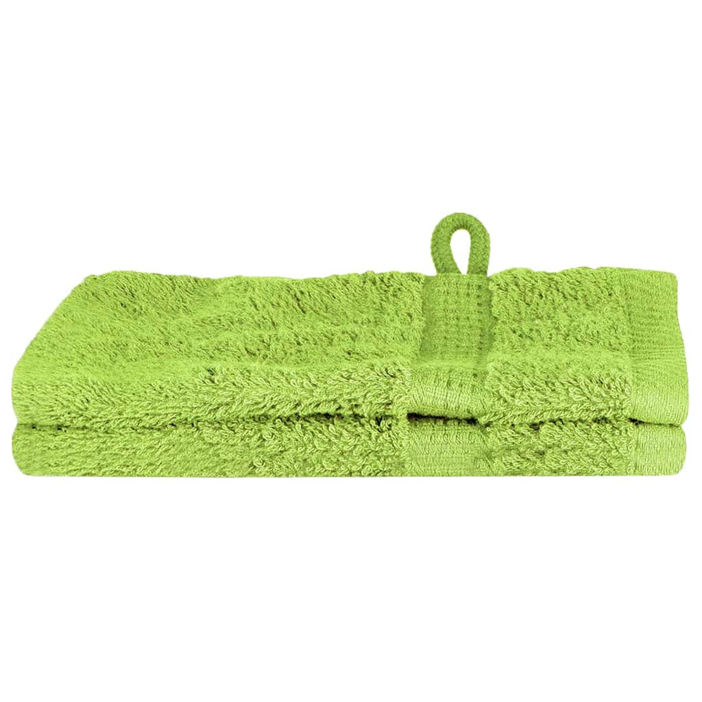Guest Towel SOLUND 2 pcs Green 15 x 21 cm 550 gsm