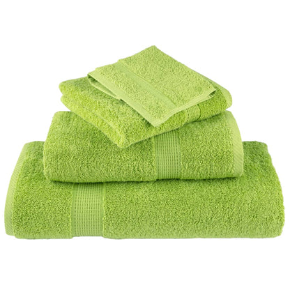 Premium Bath Towels "SOLUND" 2 pcs Apple Green 100x150 cm 600 gsm