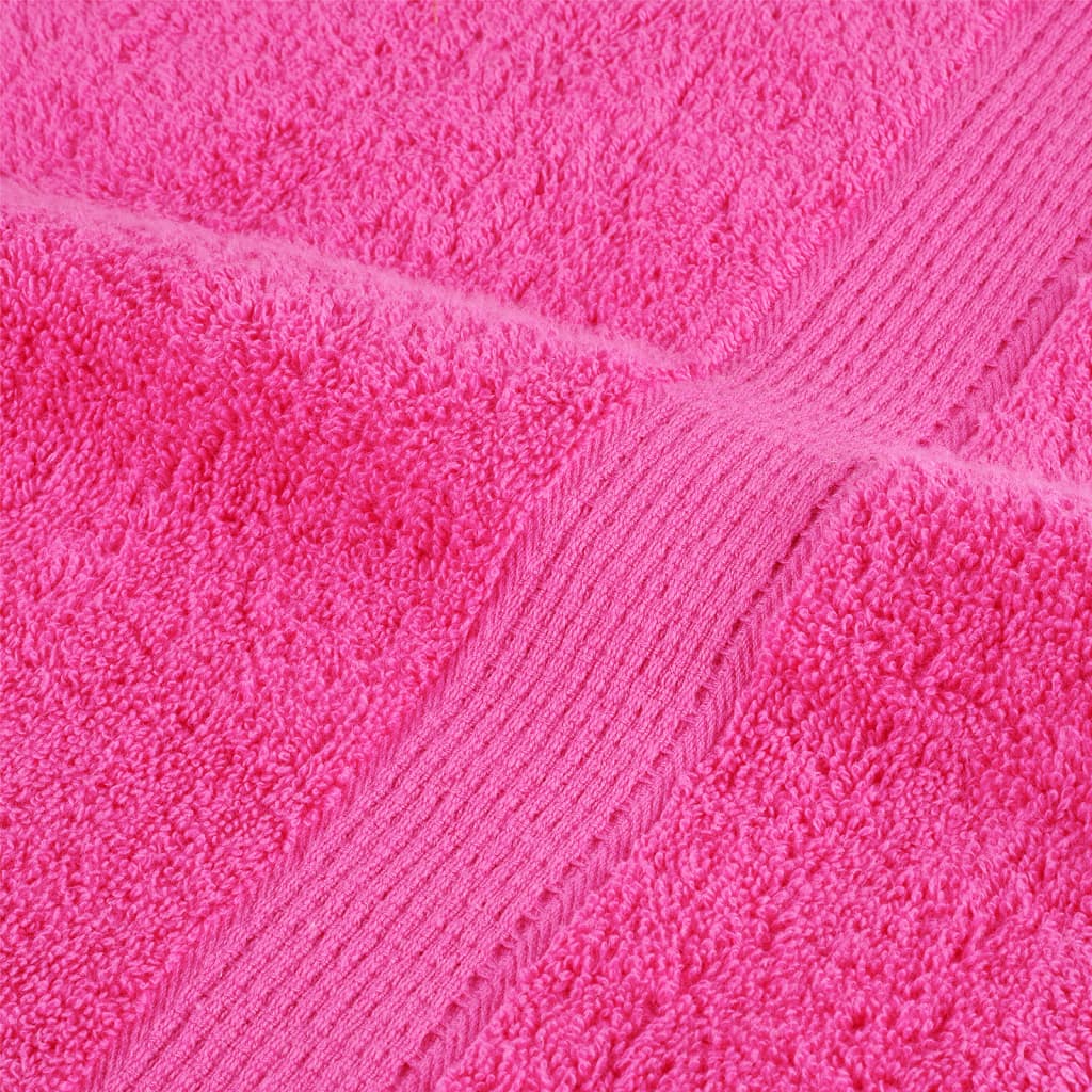 Premium Guest Towels SOLUND 10 pcs Pink 30x50 cm 600 gsm