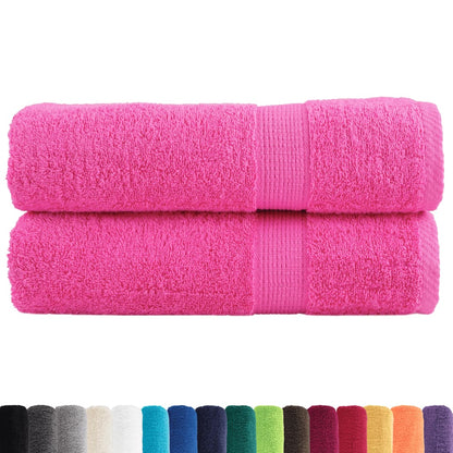 Premium Shower Towels SOLUND 2 pcs Pink 70x140 cm 600 gsm