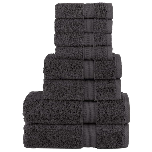 Towel Set | Anthracite | 100% Ring-Spun Cotton | Guest, Hand, Shower