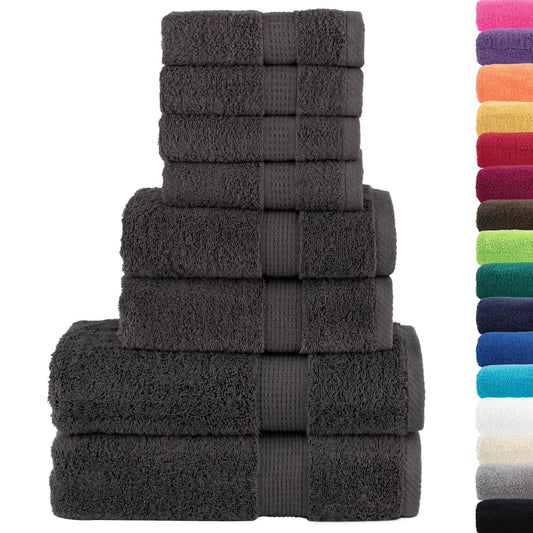 Towel Set | Anthracite | 100% Ring-Spun Cotton | Guest, Hand, Shower