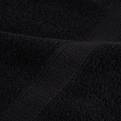 8 Piece Premium Towel Set SOLUND Black 600 gsm