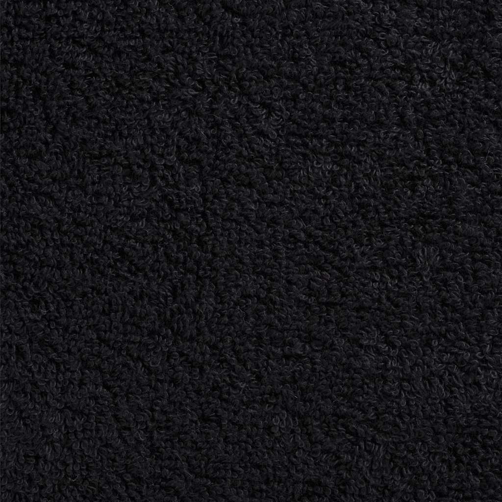 8 Piece Premium Towel Set SOLUND Black 600 gsm