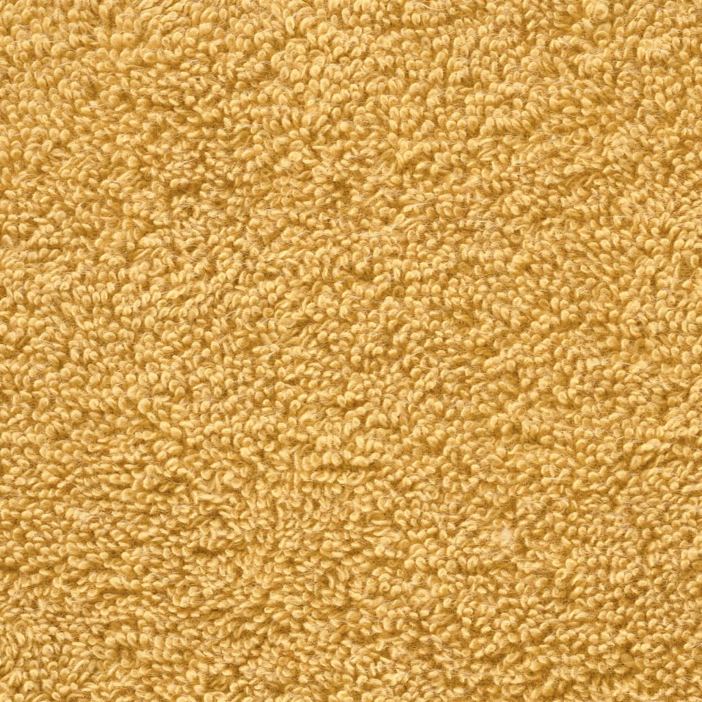 6 Piece Premium Towel Set SOLUND Gold 600 gsm