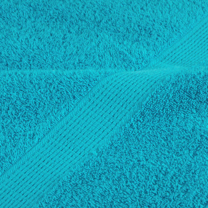 6 Piece Premium Towel Set SOLUND Turquoise 600 gsm