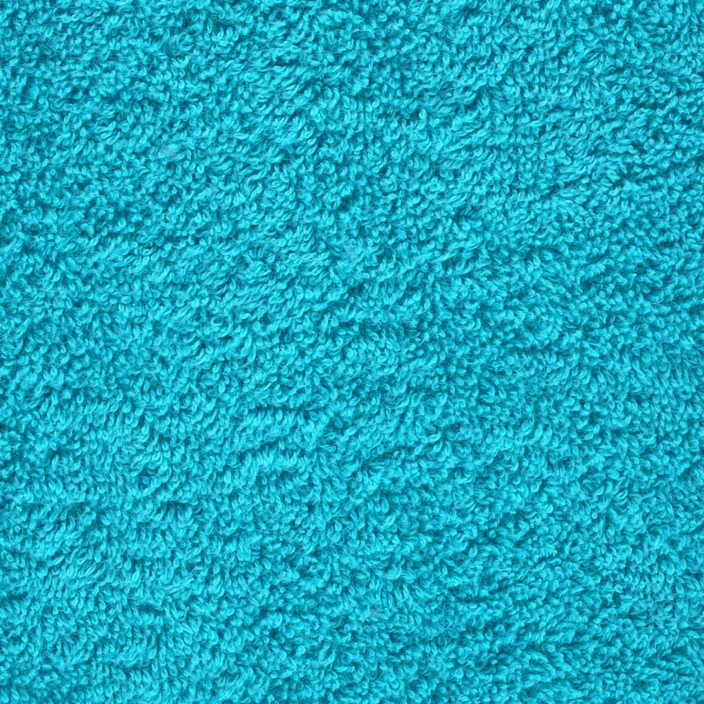 12 Piece Premium Towel Set SOLUND Turquoise 600 gsm
