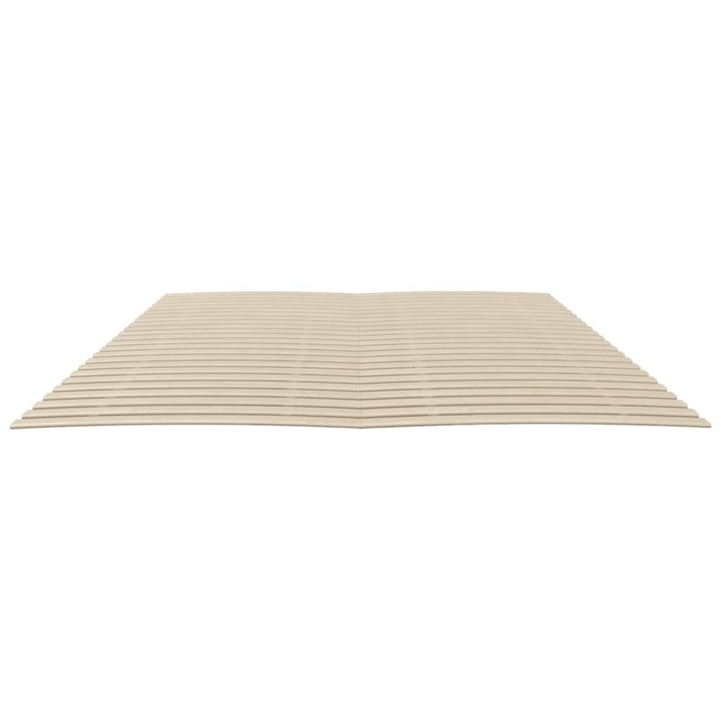 Bed Slats Replacements with 48 Slats 2 pcs 90x200 cm