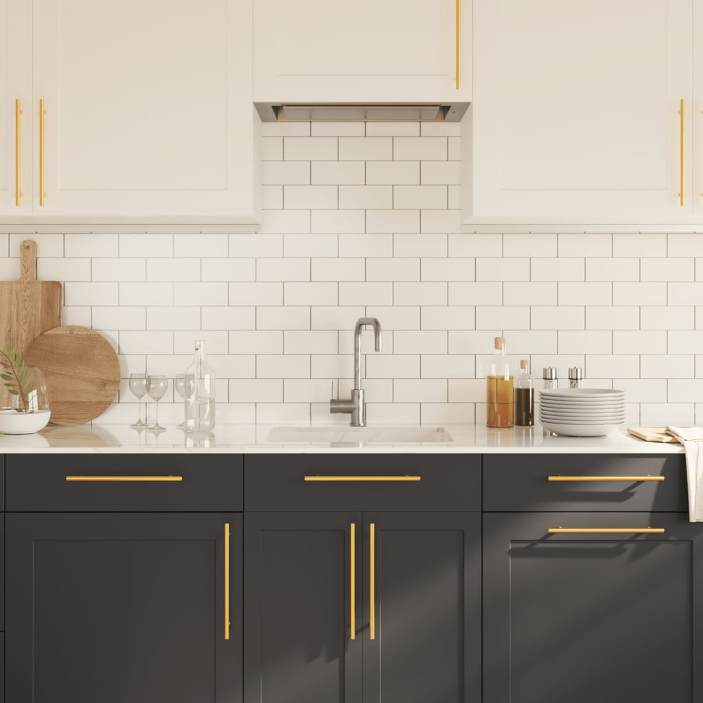 Cabinet Handles 20 pcs Gold 224 mm Stainless Steel