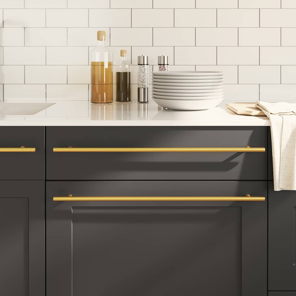 Cabinet Handles 20 pcs Gold 480 mm Stainless Steel