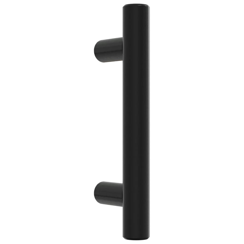 Cabinet Handles 20 pcs Black 64 mm Stainless Steel