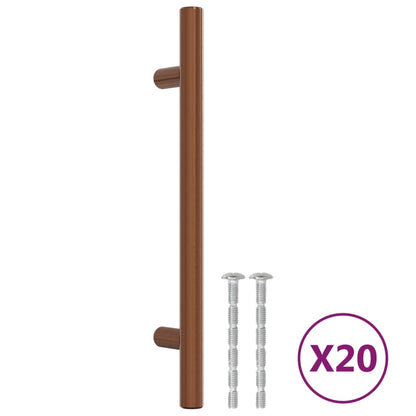 Cabinet Handles 20 pcs Bronze 128 mm Stainless Steel